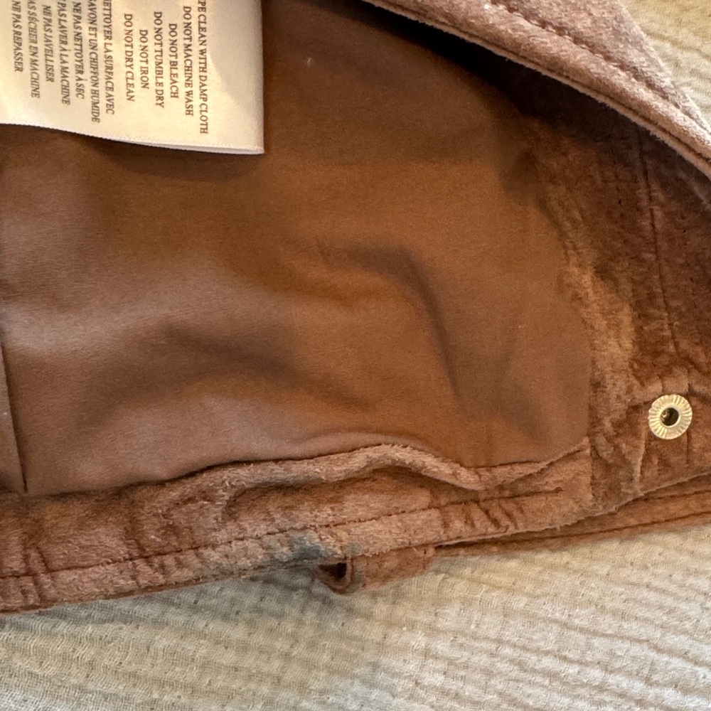 Blank NYC Tan Suede Leather Jacket - Picture 4 of 5